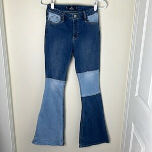 Hollister High School-Rise Vintage Flare Leg Soft Stretch Jeans Size 25